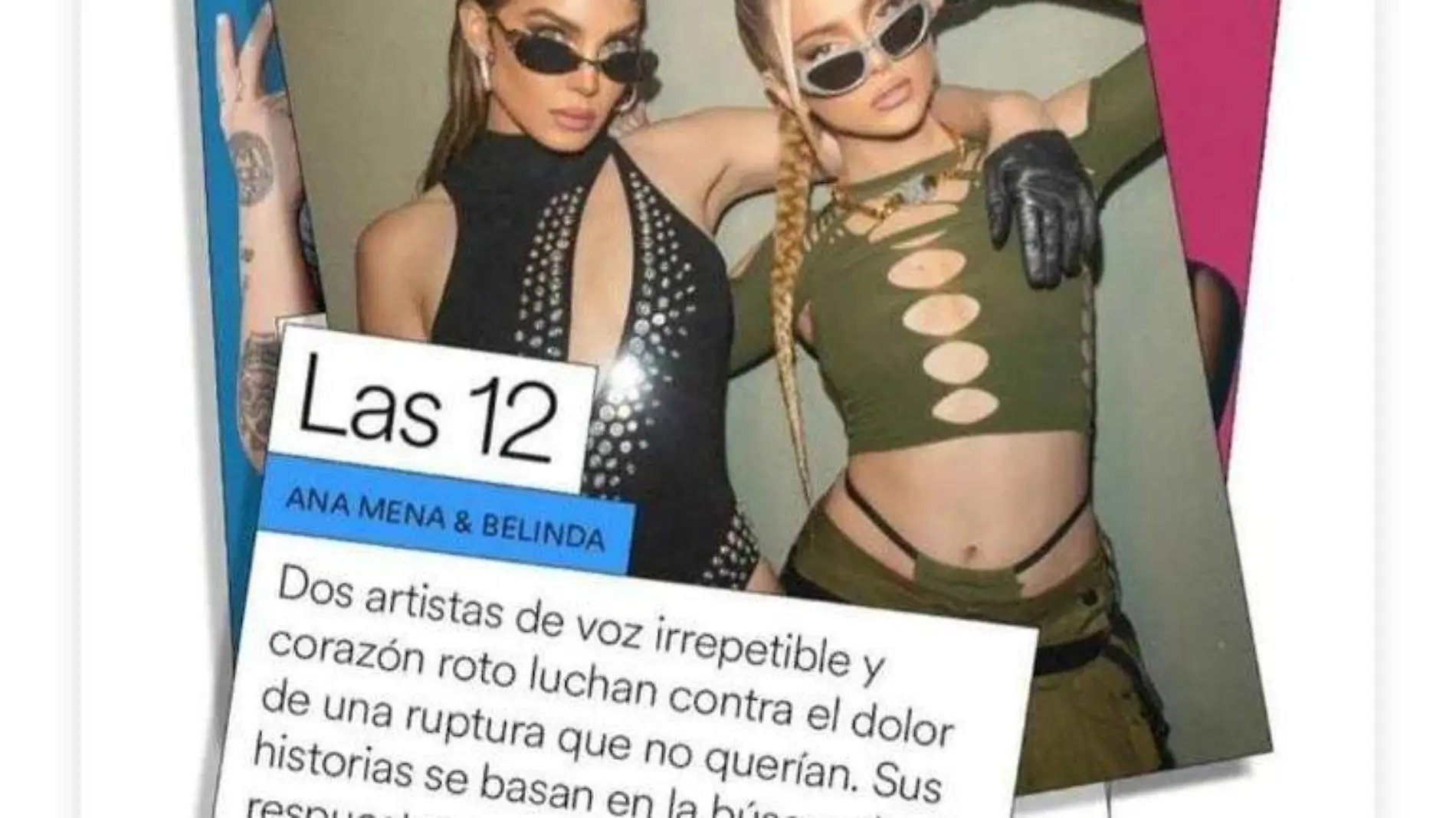 Spotify España mencionara a Belinda y a Ana Mena como dos personas dolidas por un “amor” que no querían que terminara